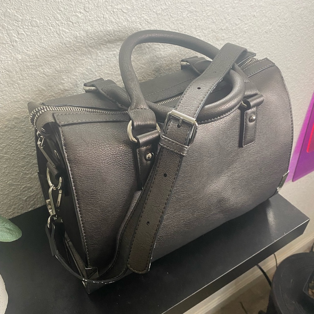 Charming Charlie Gunmetal Purse